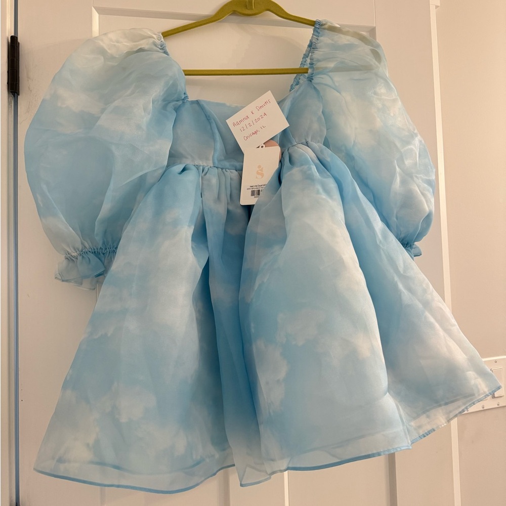 NWT Selkie Head in the Clouds Puff Dress XS